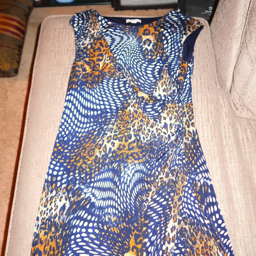 Leopard Multi Print Wrap Dress
